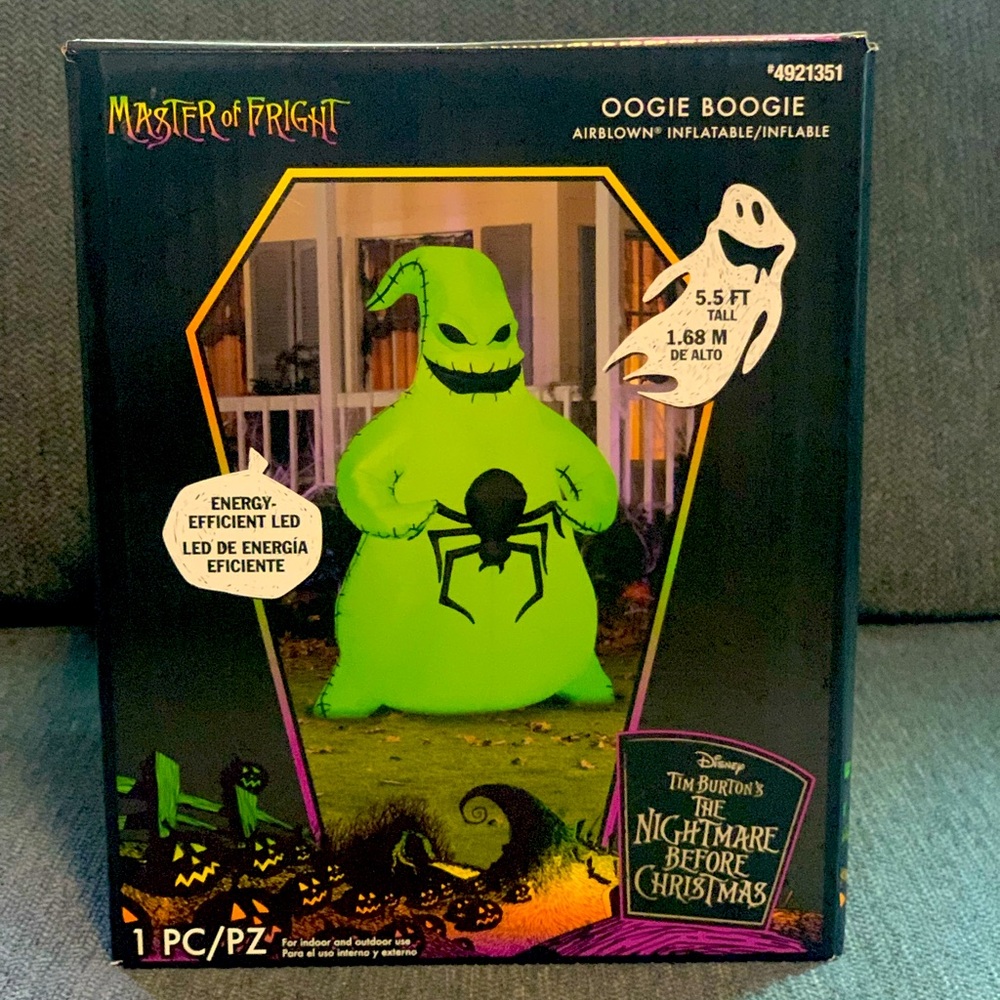 5.5 ft Oogie Boogie outdoor inflatable